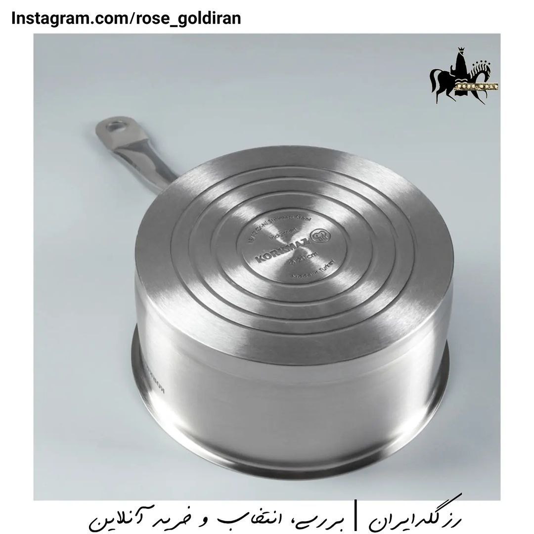 روغن داغ کن درب دار سایز 16 استیل کرکماز مدل پرولاین