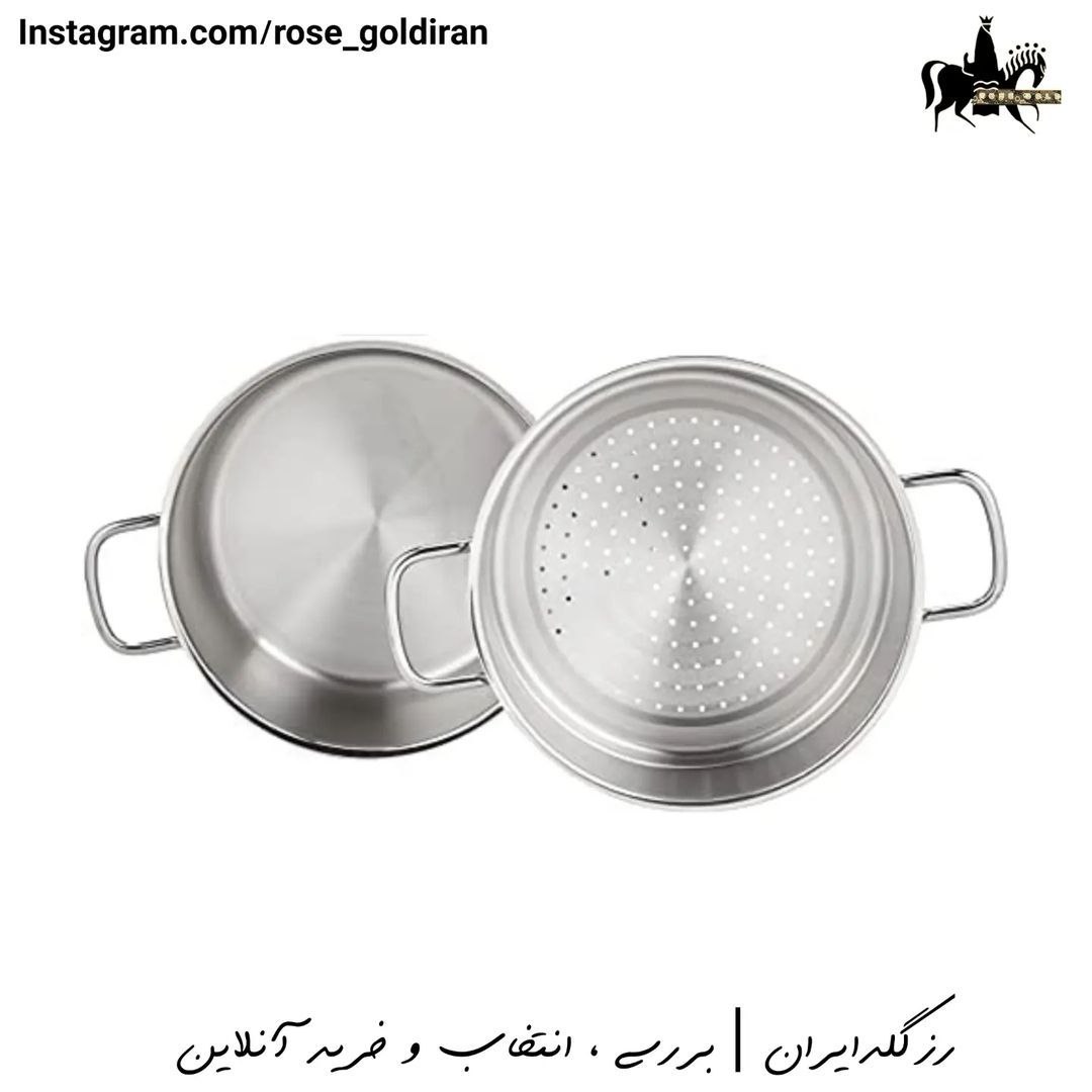 سرویس 3 پارچه بخار پز سایز 20 استیل کرکماز مدل پرلا