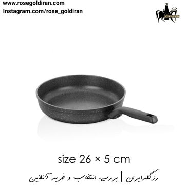 تابه تک دسته نچسب کرکماز مدل ارنلا سایز 5×26سانتی متر