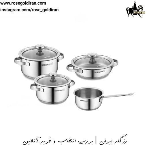 سرویس 7 پارچه کودک استیل کرکماز مدل مینیکا